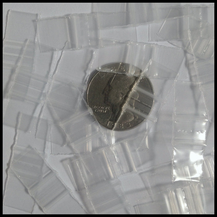 1212-S Original Apple Bags 1/2" x 1/2"- CLEAR - Resealable Bags Original Apple Bags wholesale supplier A1 main
