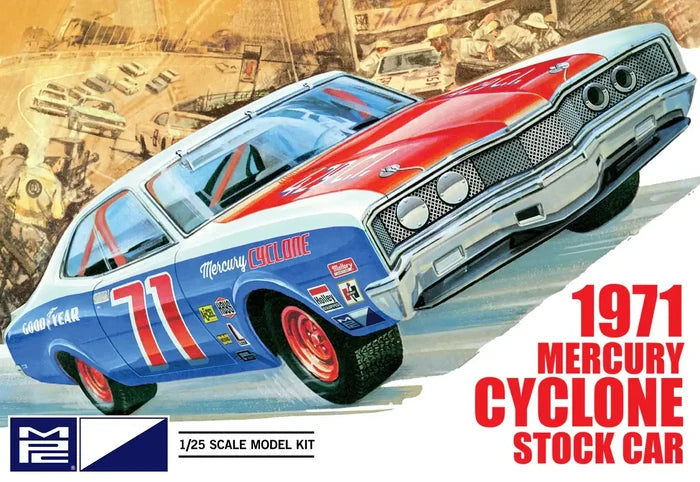 1/25 MPC 1971 Mercury Cyclone Stock Car 1023