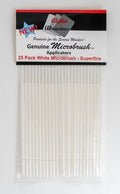#1303 Micro Brushes Super Fine 25pak White - MPM Hobbies