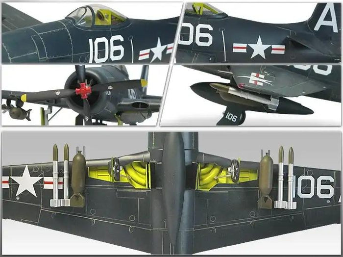 1/48 Academy F8F-1/2 "USS Tarawa" 12313