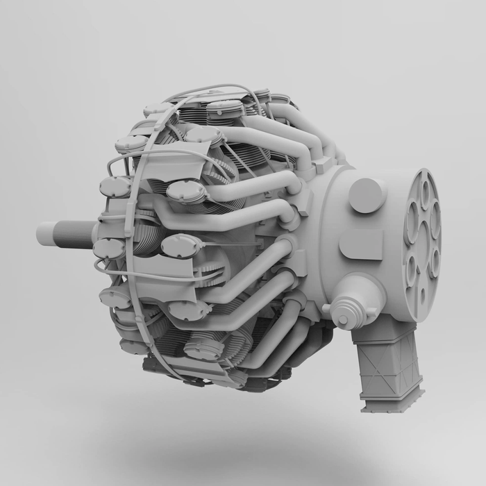 1/48 R-3350 Radial Engine - MPM Hobbies