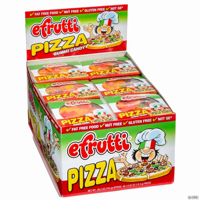 26 oz. Efrutti® Pizza Gummy Candy - 48 Pc. - Soft & Chewy Candy OTC wholesale supplier A1 main