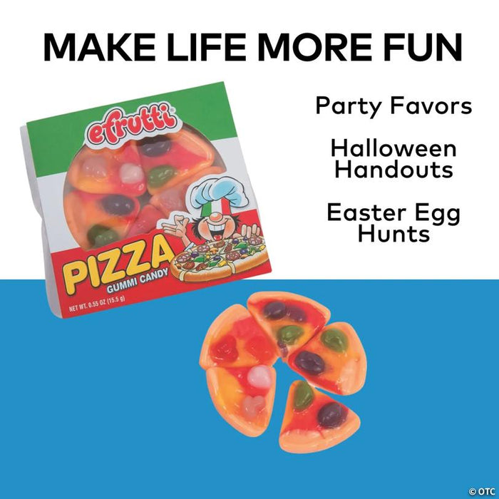 26 oz. Efrutti® Pizza Gummy Candy - 48 Pc. - Soft & Chewy Candy OTC wholesale supplier A1 main