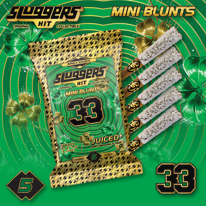 Sluggers 33 mini blunts 5 pcs poster