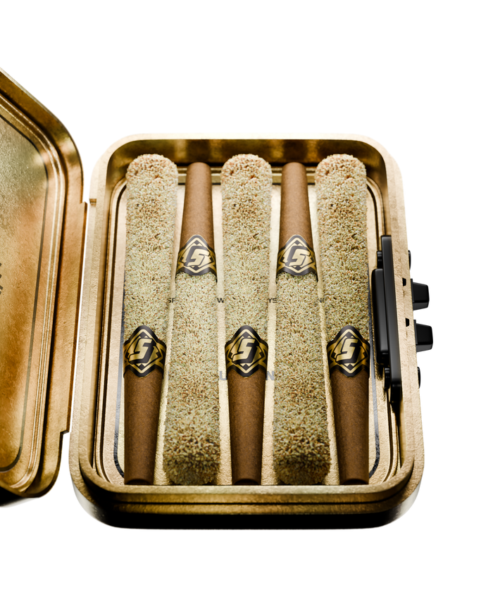 Juiced pack in tin can