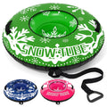 42" Heavy-Duty Inflatable Snow Tube with Tow Strap