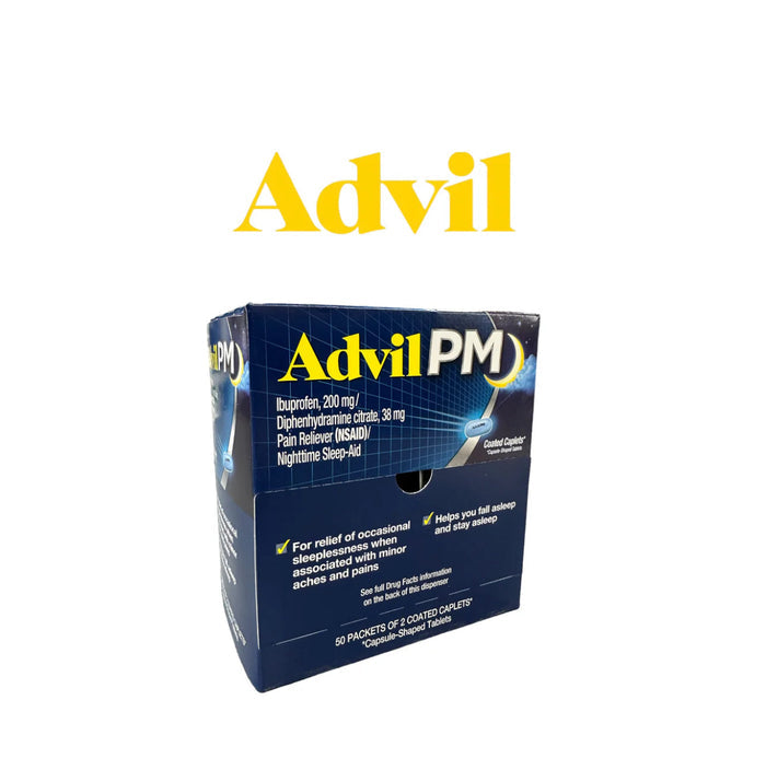 Advil PM Caps 2pk- 50ct - Medicine A1 WHOLESALE LLC wholesale supplier A1 main