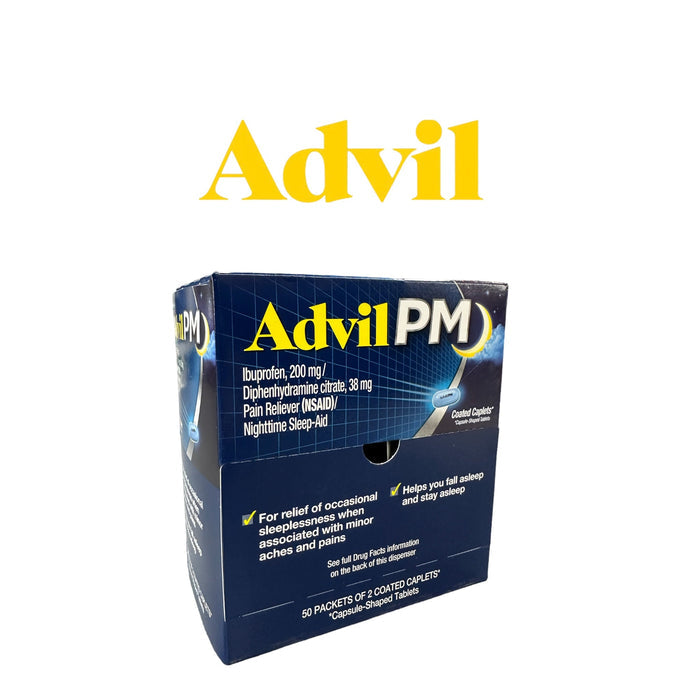 Advil PM Caps 2pk- 50ct - Medicine Advil wholesale supplier A1 main