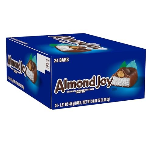 ALMOND JOY Coconut and Almond Chocolate Candy Bars, 1.61 Oz (24 Count) - My Store wholesale supplier A1 main