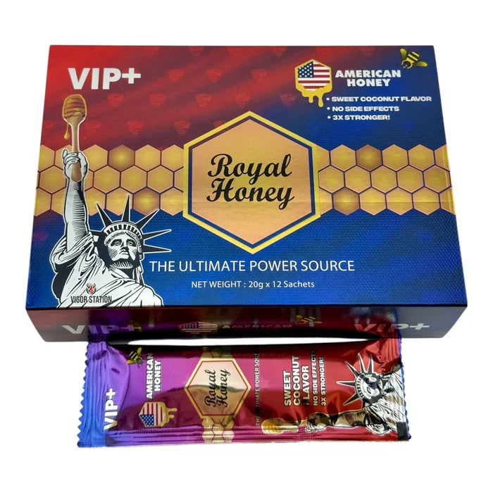 American Men Royal Honey 12 Pack - Vitalhoneyus wholesale supplier A1 main