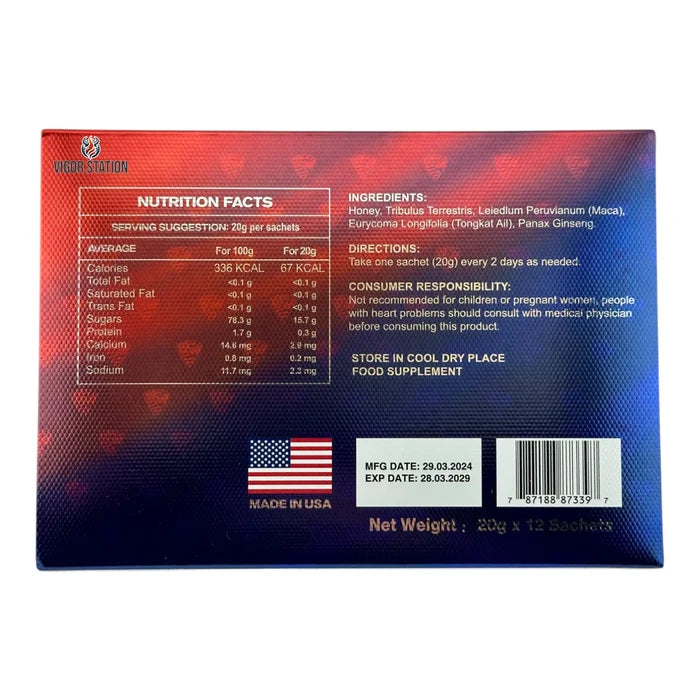 American Men Royal Honey 12 Pack - Vitalhoneyus wholesale supplier A1 main