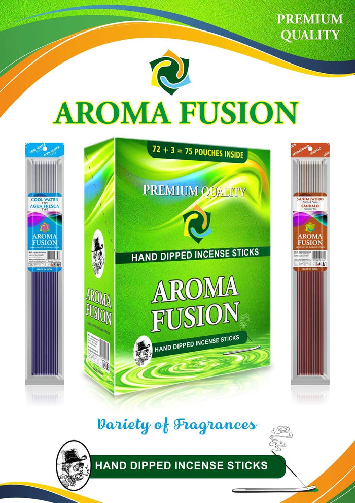 Aroma Fusion Incense 75pk of 3ct - A1 WHOLESALE LLC wholesale supplier A1 main
