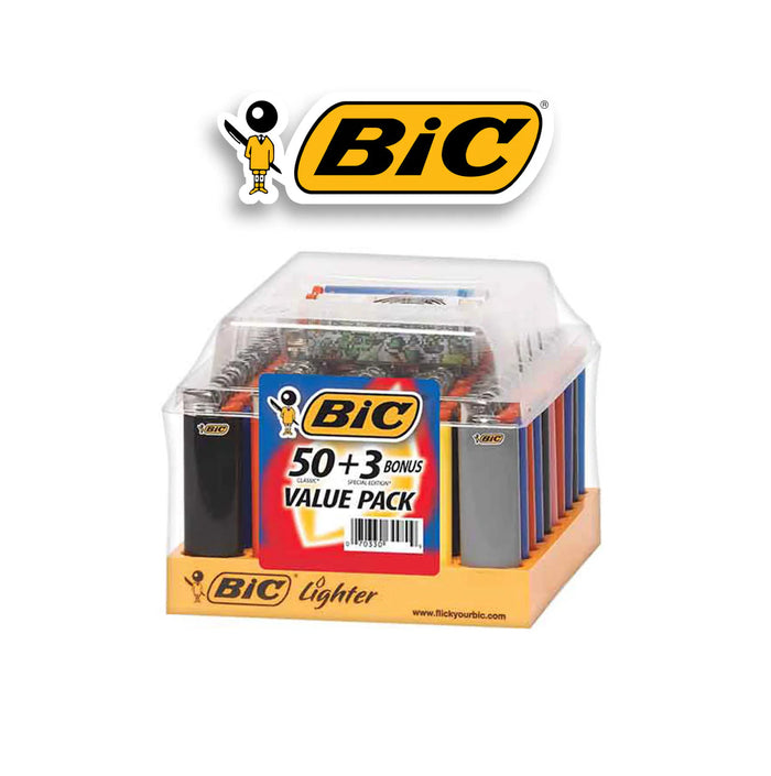 Bic Lighter Classic 50ct +3 free - A1 WHOLESALE LLC wholesale supplier A1 main