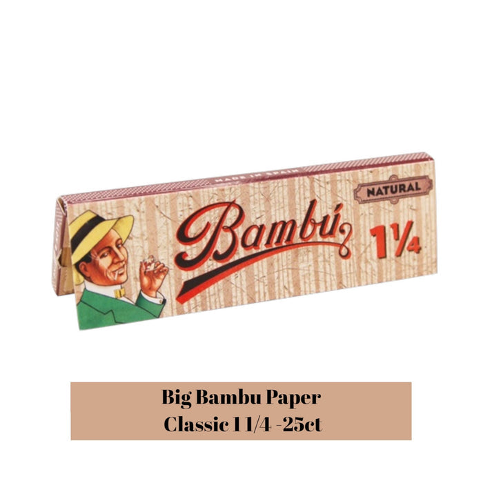 Big Bambu Paper Classic 1 1/4 -25ct - Rolling Papers Big Bambu wholesale supplier A1 main