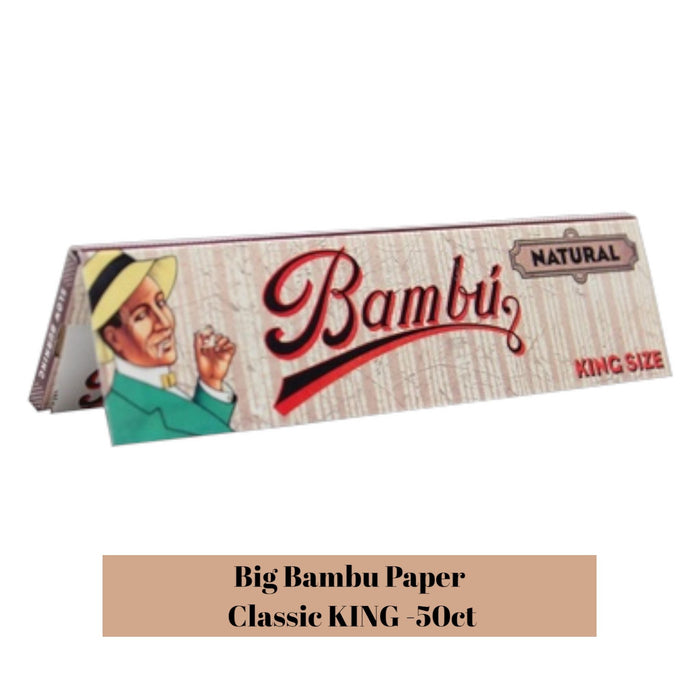Big Bambu Paper Classic King-50ct - Rolling Papers Big Bambu wholesale supplier A1 main