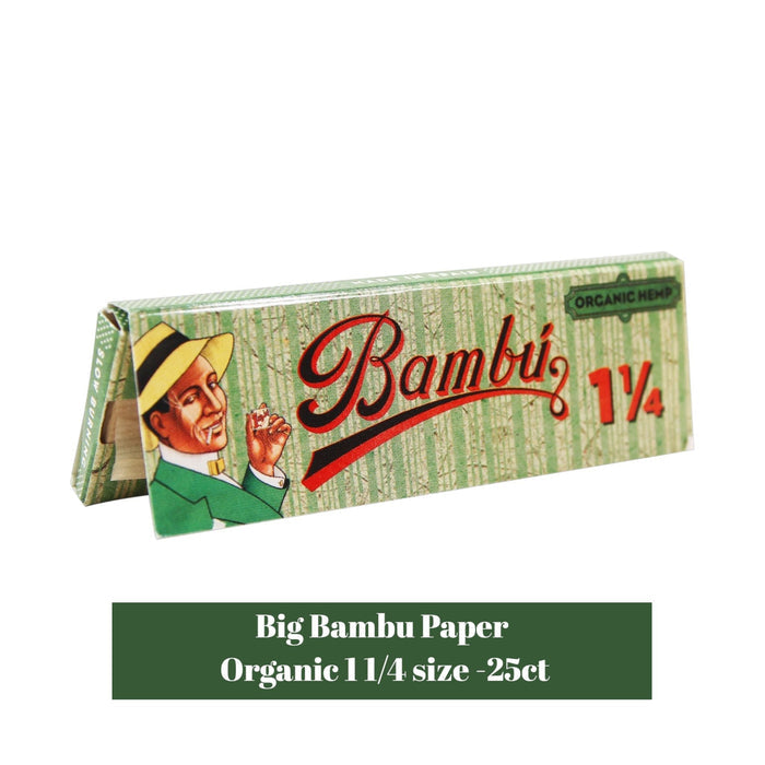 Big Bambu Paper Organic 1 1/4 -25ct - Rolling Papers Big Bambu wholesale supplier A1 main