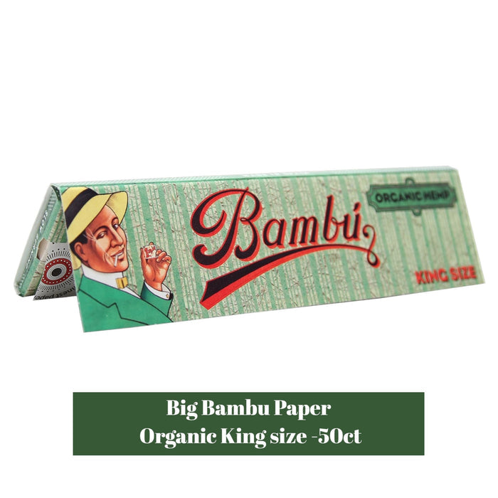 Big Bambu Paper Organic King-50ct - Rolling Papers Big Bambu wholesale supplier A1 main