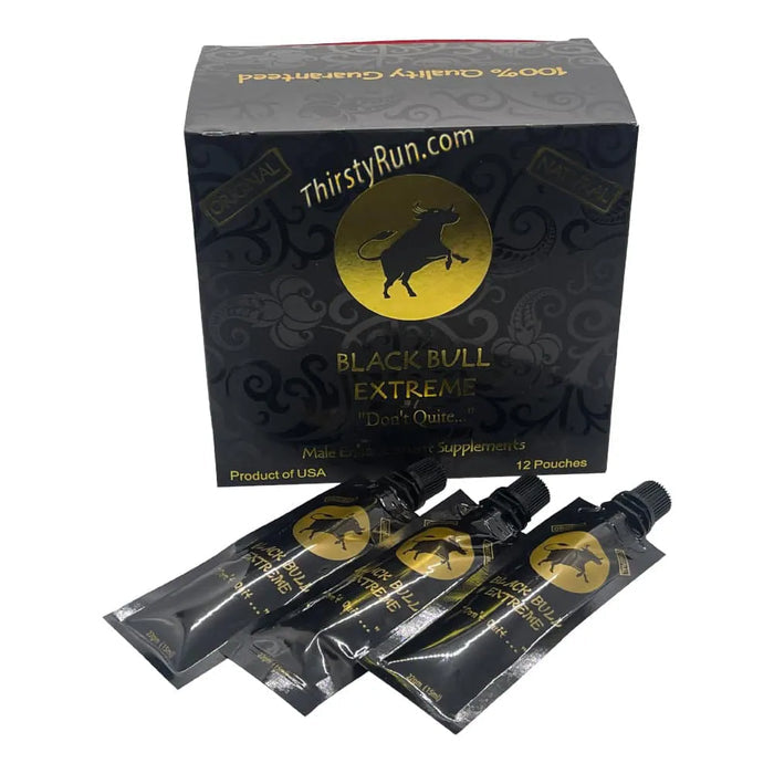 Black Bull Extreme Don't Quit Royal Honey – 12 Pouches x 22 Grams - Honey My Store wholesale supplier A1 main