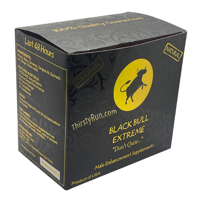 Black Bull Extreme Don't Quit Royal Honey – 12 Pouches x 22 Grams - Honey My Store wholesale supplier A1 main