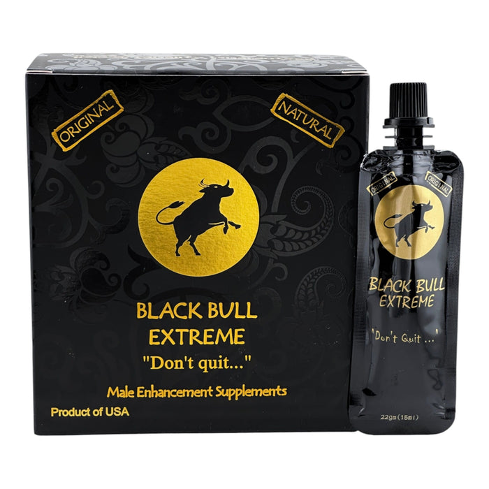 Black Bull Extreme Honey – 12 Pouches - Honey Packs Black Bull Honey wholesale supplier A1 main