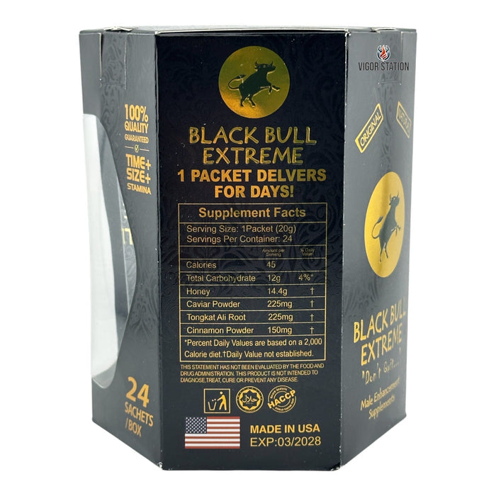 Black Bull Honey 24 Pack - Vitalhoneyus wholesale supplier A1 main