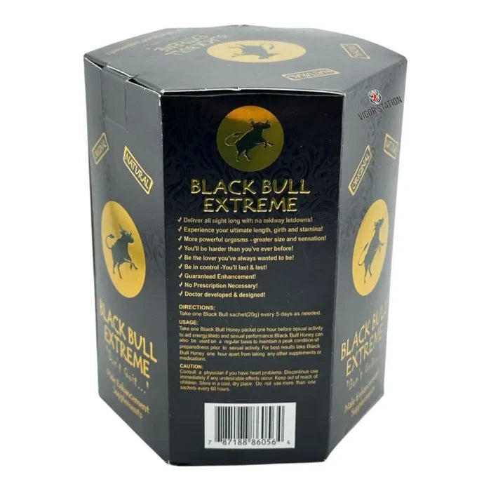 Black Bull Honey 24 Pack - Vitalhoneyus wholesale supplier A1 main