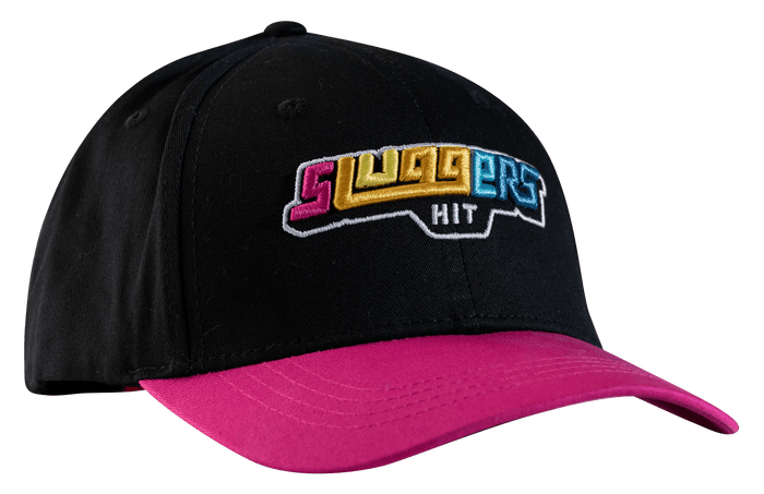 Black on Pink Snapback - Hat - Sluggers