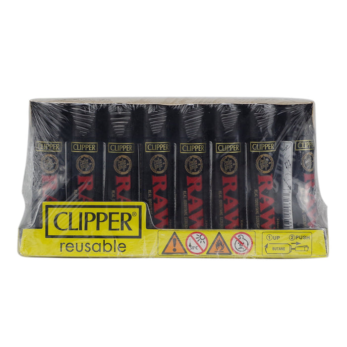 Black RAW Lighters Clipper 48ct Display - A1 WHOLESALE LLC wholesale supplier A1 main