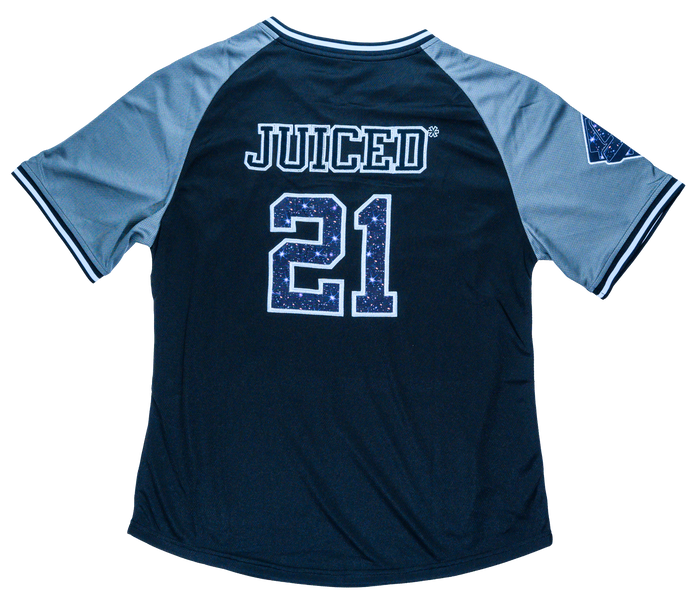Sluggers Baseball Black and grey jersey - back