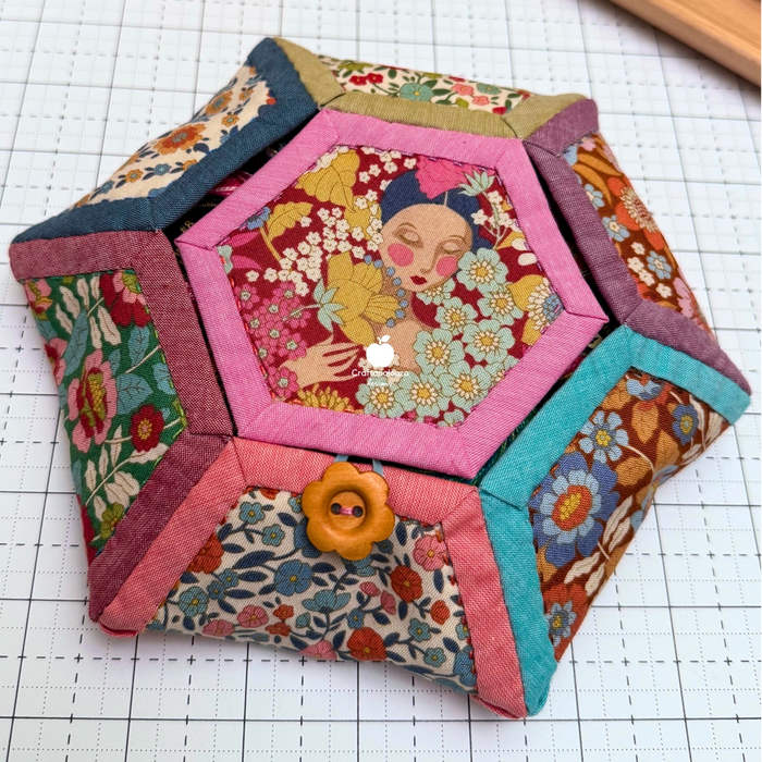 Blossie Basket - Includes Quilt-As-You-Go Template