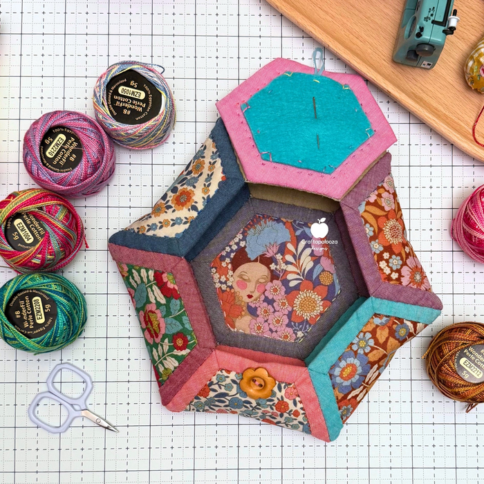 Blossie Basket - Includes Quilt-As-You-Go Template