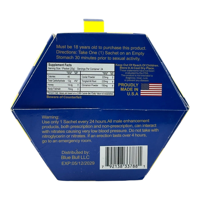 Blue Bull Honey – 24 Pack - Honey Packs Blue Bull Honey wholesale supplier A1 main