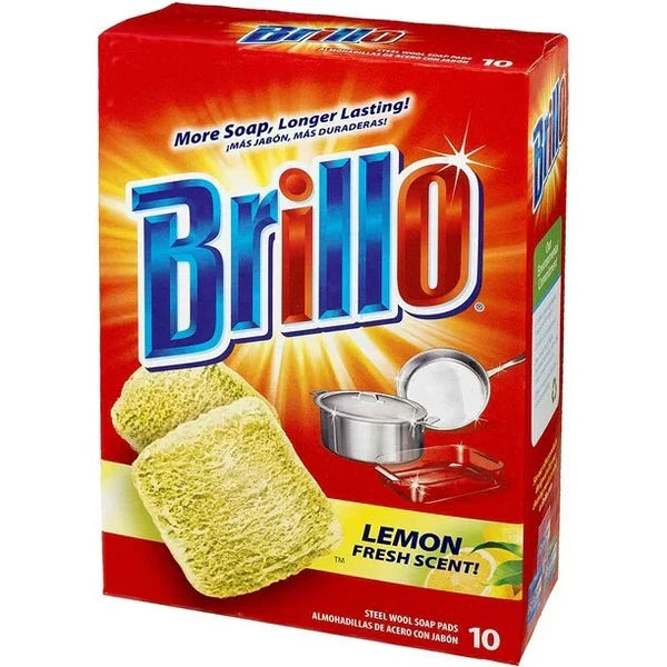 Brillo Steel Wool Soap Pads Red - 18ct/12pk - A1 WHOLESALE LLC wholesale supplier A1 main