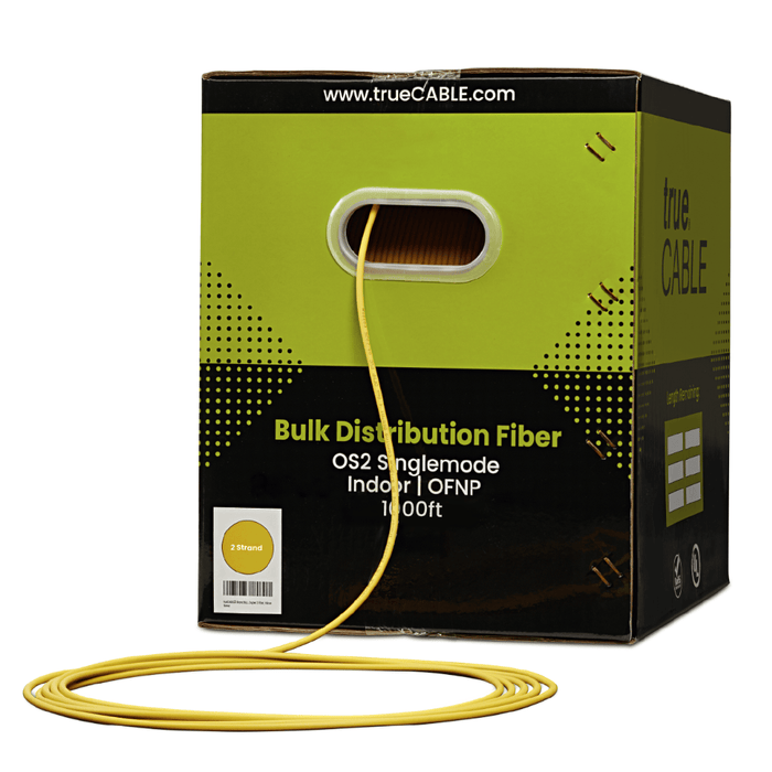 Bulk Fiber Indoor Plenum Distribution Cable | OS2 SM OFNP