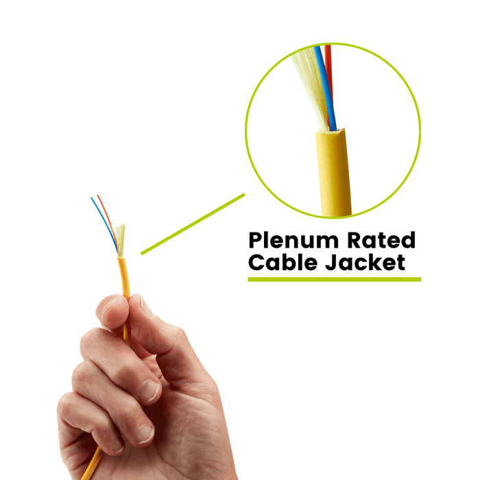 Bulk Fiber Indoor Plenum Distribution Cable | OS2 SM OFNP