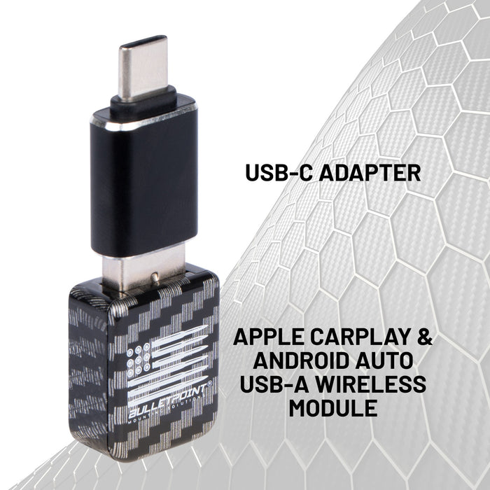 Bulletpoint Wireless Apple CarPlay & Android Auto USB Plug & Play Adapter