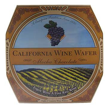 California Wine Wafer Mocha Chocolate