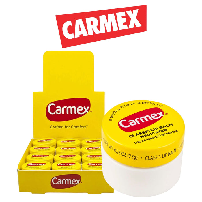 Carmex Lip Balm Jar 1pk Original- 12ct - Personal Care Carmex wholesale supplier A1 main