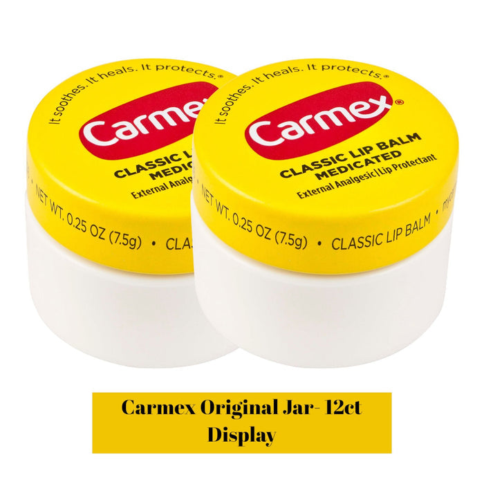 Carmex Lip Balm Jar 1pk Original- 12ct - Personal Care Carmex wholesale supplier A1 main