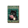 Cat Metal Tin Sign
