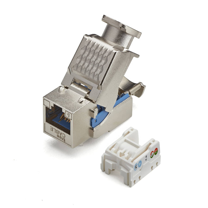 Cat6 Toolless Keystone Jack | Shielded | 2pc | Packaging