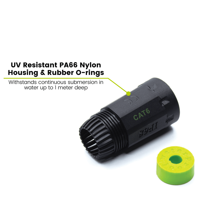 Cat6 Waterproof couplers, 2 pack