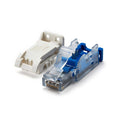 Cat6a unshielded field term plug, two parts, 12 piece