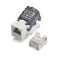 Cat6A Toolless Keystone Jack | Unshielded | 2pc | White