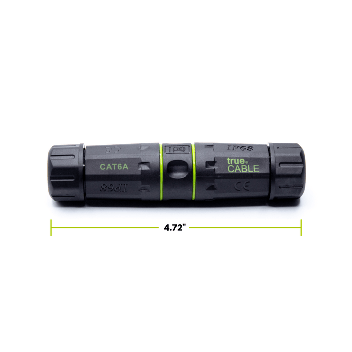 Cat6A Waterproof Couplers | Shielded | 2pc