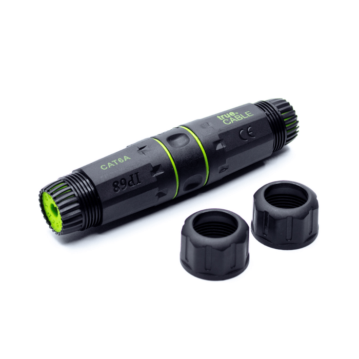 Cat6A Waterproof Couplers | Shielded | 2pc