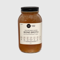 chicken bone broth with fermented garlic & ginger