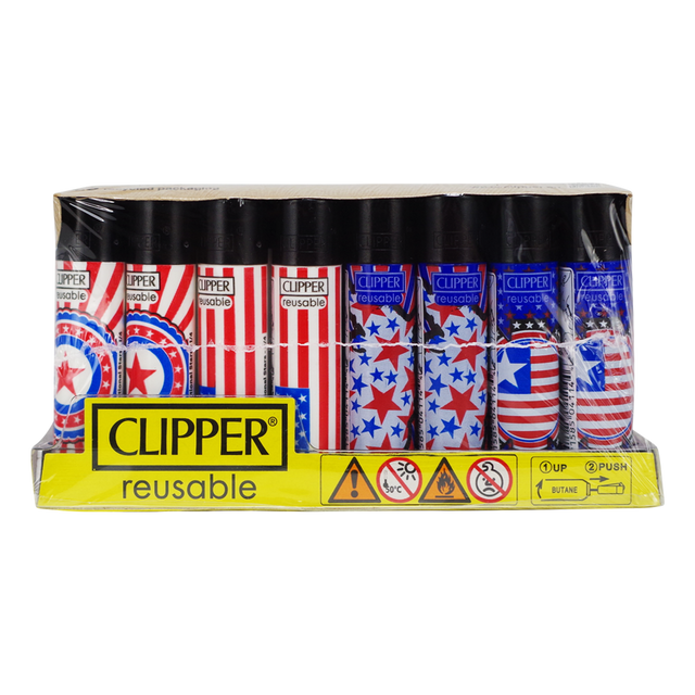 Clipper Classic Large National Stars 48ct Display - A1 WHOLESALE LLC wholesale supplier A1 main