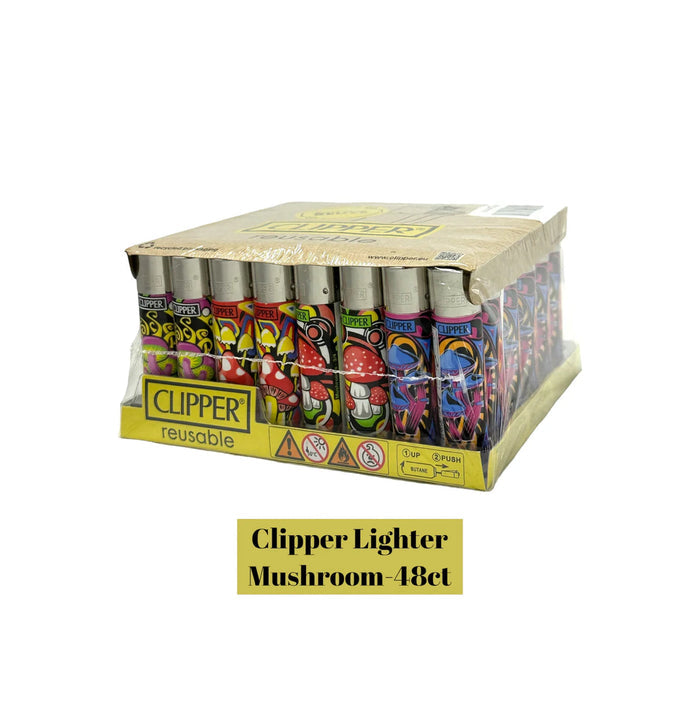 Clipper Lighter Mushroom 48ct - A1 WHOLESALE LLC wholesale supplier A1 main