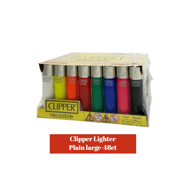 Clipper Lighters Plain Large- 48ct - A1 WHOLESALE LLC wholesale supplier A1 main